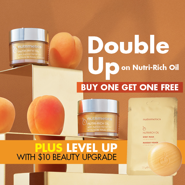 Two Nutri-rich Oil with Nutri-Rich Sheet Mask and Bathing Bar