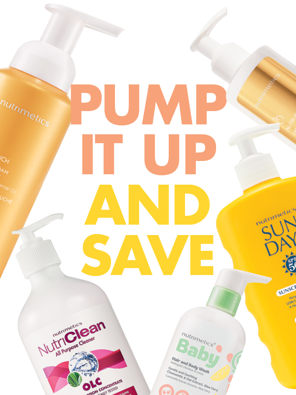 Pump it up and save with products