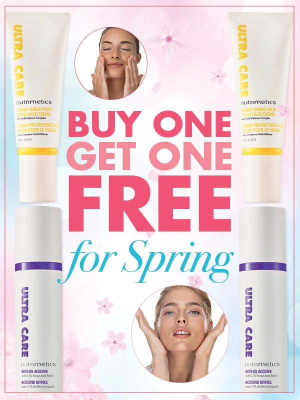 Buy One Get One Free for spring banner