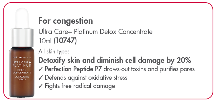 Detox concentrate for congestion