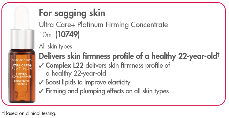 Firming concentrate for skin sagging
