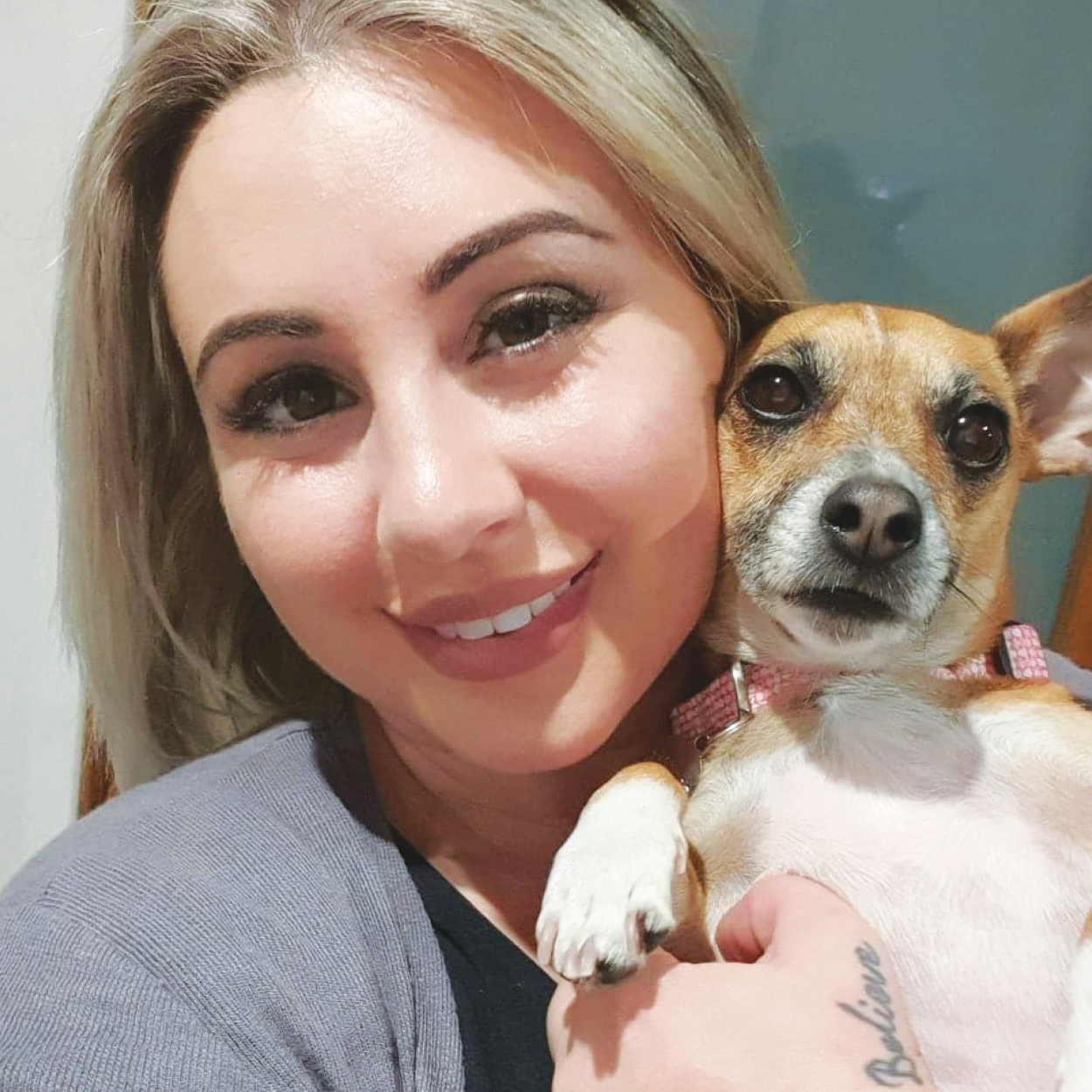 Liz gets more time with her adorable pup thanks to #LifewithNutrimetics